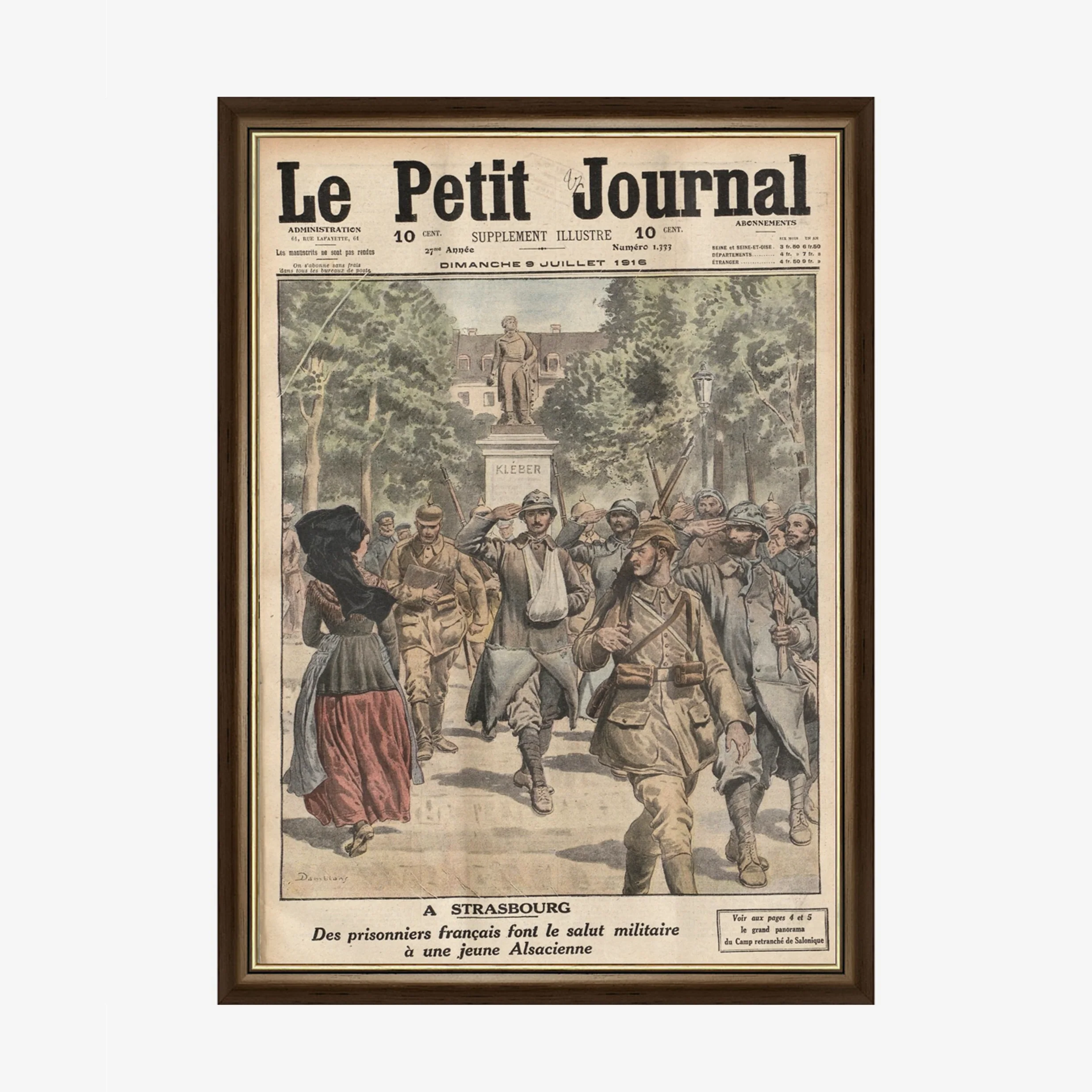 Collection 3 Cadres Grande Guerre - Image 3