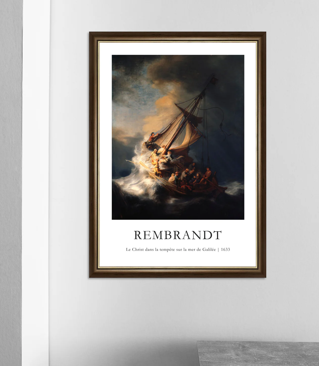 Cadre Rembrandt - Le Christ dans la tempête - Image 3