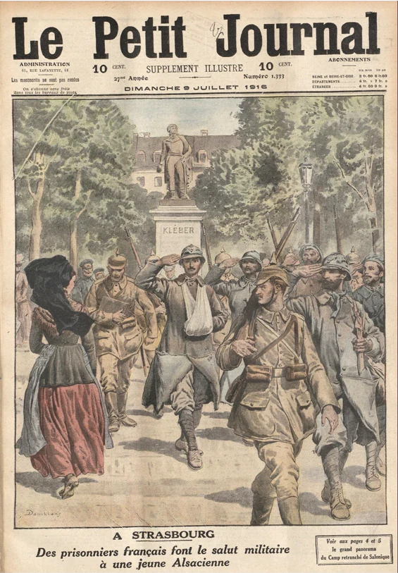 Cadre Grande Guerre - Le salut des prisonniers - Image 3