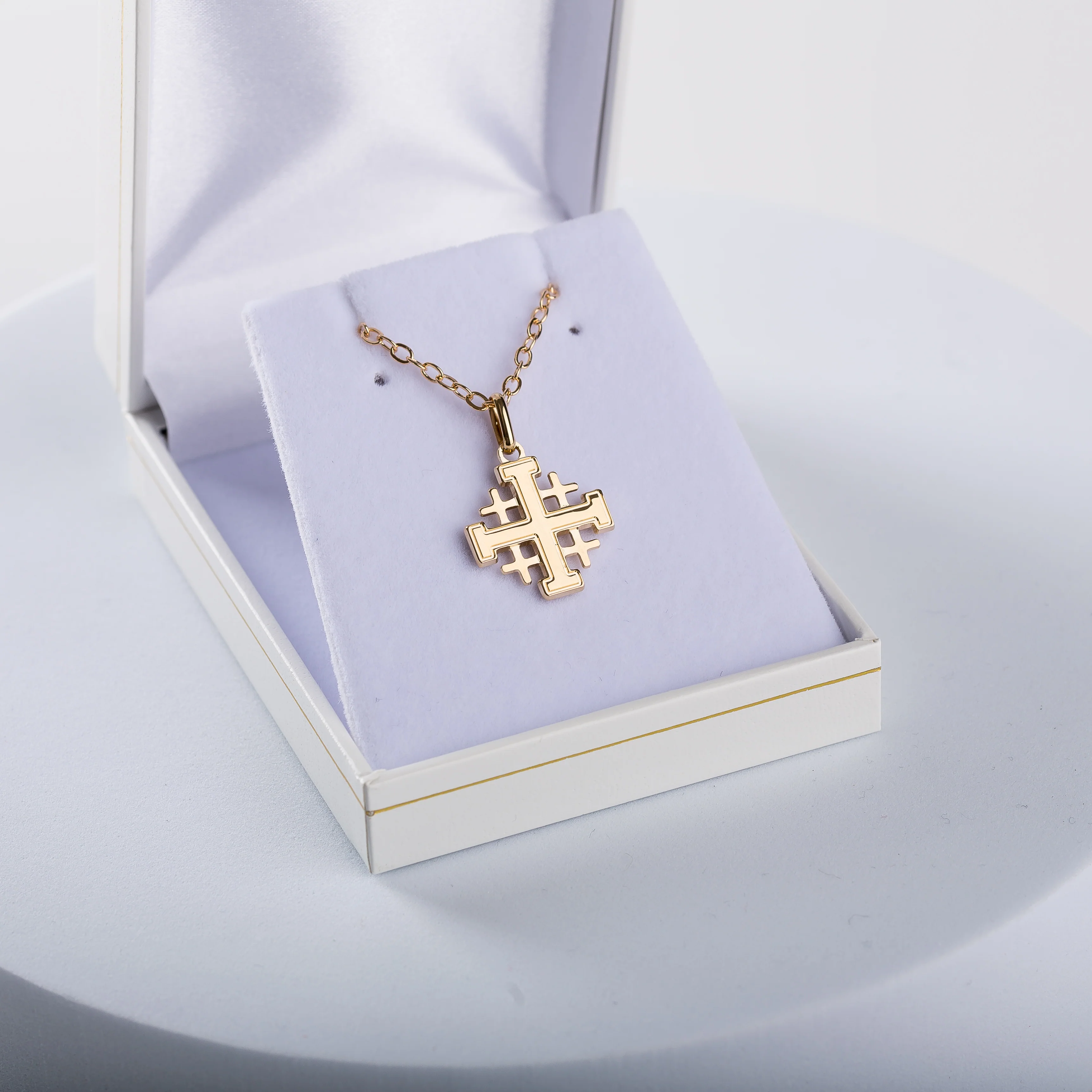 La Croix de Jérusalem - Plaquée Or - Image 3