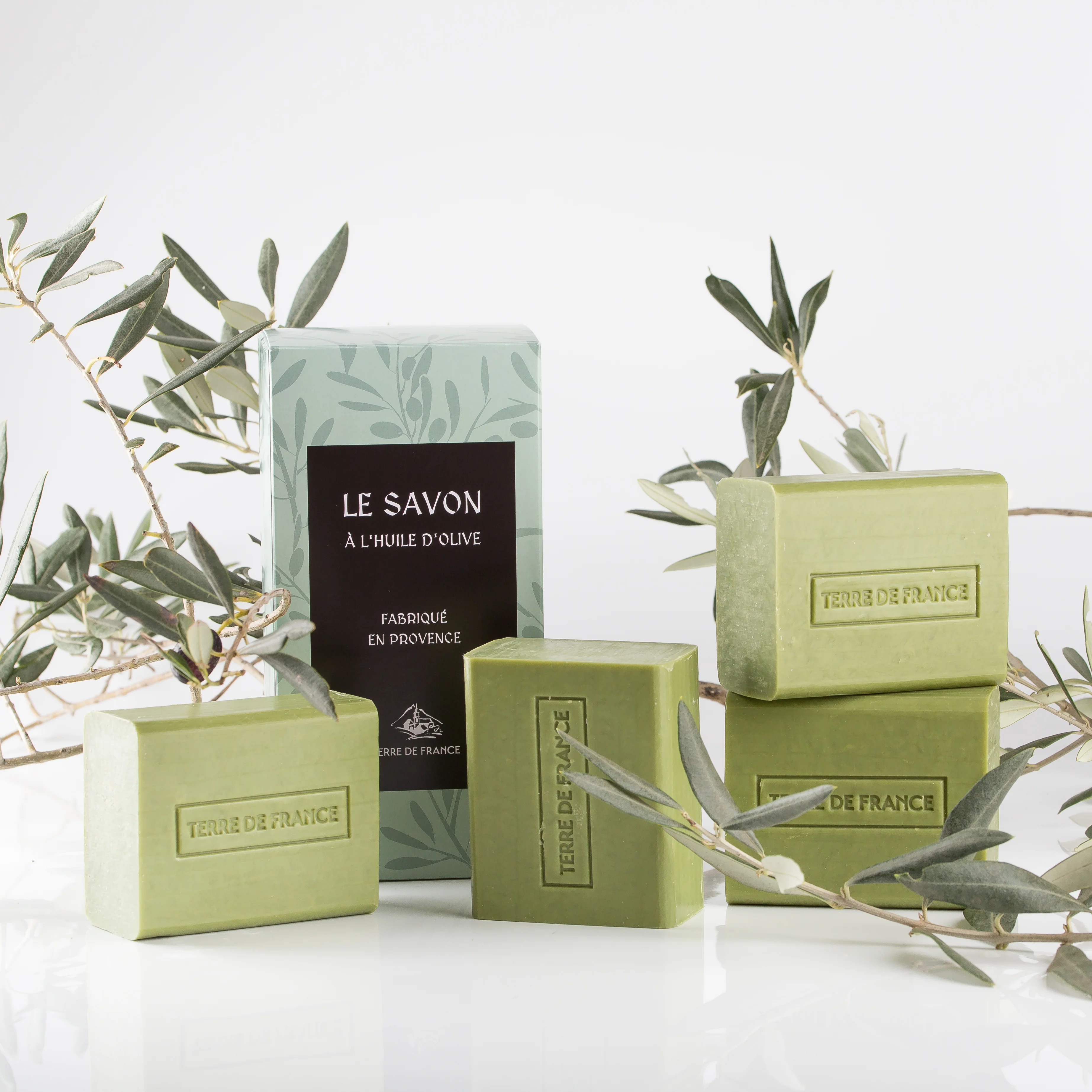 Le savon à l'huile d'olive - Lot de 4 blocs - Image 3